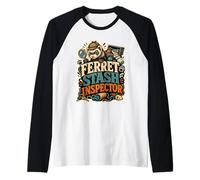 Ferret Stash Inspector Hidden Socks Raglan Baseball Tee