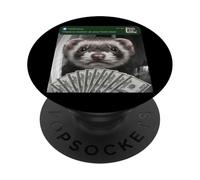 Ferret There Is Motion At Your Front Door Silly PopSockets Adhesive PopGrip