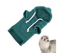 Ferret Thermal Sweatshirt - Warm Fleece Pet Sweater, Soft Winter Coat | Insulated Small Ferret Clothes Hoodies, Skin Friendly Drawstring Hood Guinea Clothes Bunny Costume for Cats