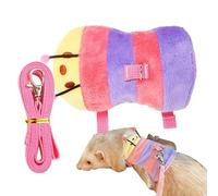 Ferret Traction Rope | Bunny Harness and Lead Rope,Breathable Pet Accessories Adjustable Small Animal Vest for Outdoor Travel Park Garden Camping Picnic Kitten Puppy Bunny