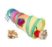 Ferret Tunnel, Hamster Tube, Folding Chinchilla Tunnel - Gerb Accessories, Hamster Climbing Toys, Small Animal Activity Fun Toys for Gerb