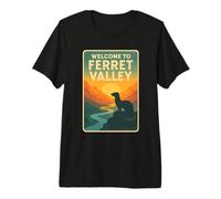 Ferret Valley Retro Travel Sign Premium T-Shirt