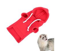 Ferret Winter Clothes - Warm Pet Hoodie, Soft Fleece Ferret Jacket | Cozy Winter Clothing for Ferrets, Thick Hooded Pet Sweatshirt for Cold Weather Outdoor and Indoor Lounging Warmth