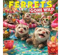Willow Creek Press, Ferrets Gone Wild 2027 Wall Calendar