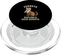 Ferrets Natures Sock Bandits Funny Pet Thief Animal Lover PopSockets PopGrip for MagSafe