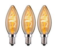 Ferretti - C35 Amber Candle E14 Led Spiral Filament Dimmable Light Bulb Pack