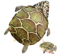 Ferricult Giant Wearable Turtle Shells Pillow - Cute Sea Turtle Costume for Kids & Adults, Soft Plush Crawl-In Hideaway for Relaxation & Play, 100CM, Ich Dekor