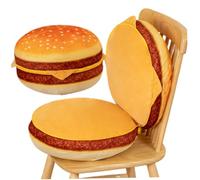 Ferricult Hamburger Pillow Plush, Ultra Soft Cheeseburger Throw Pillow for Couch, Cute Burger Toy & Comfortable Nap Cushion for Adults and Kids, Decoraciones de invierno
