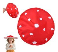Ferricult Mushroom Hat Cosplay for Kids 16'' Whimsical Mushroom Hat Easy to Wear Fairy Costume with Elastic Band for Cosplay Stage Performances