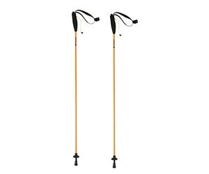 Ferrino Eiger Unisex Trekking Poles, Orange, 125 cm