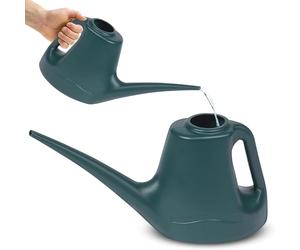 FERRIS | 1 Litre Watering Can for Indoor & Outdoor Plants - Small Watering Can with Long Spout for Precise Watering - Ideal for Bonsai, Flowers, Gardening & Greenhouses - Strong Durable Build (Green)
