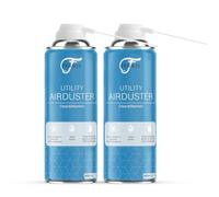 FERRIS | Air Duster Can (2 x 400ml) Powerful Compressed Air Spray Can Cleans and Removes Dust & Debris | Use on Office Equipment Electronics Computers Laptops Printers Keyboards Cameras Consoles (2pk)