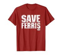 Ferris Bueller's Day Off Save Ferris Bold Black Type C1 T-Shirt