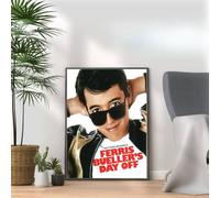 Ferris Bueller's Day Off1, 80s Movie Print Vintage Nostalgic Film Poster, A4 and A3 Size Frame Options, Home, Pub, Café, Bar Decoration Wall Art Print, House gift for movie lovers (A3 Print Only)