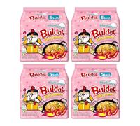 FERRIS | Buldak Spicy Hot Chicken Ramen Noodles - Limited Edition Fried Korean Carbonara Buldak Noodles Carbo Flavour Spicy & Creamy - Stir Fry/Chicken Noodle Soup - Pack of 20 (130g each)