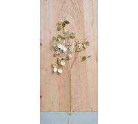 Ferris Heart Sloane Luxury Artificial NEW Gold Metallic Sparkle Honesty Spray 68cm tall, artificial honesty stem