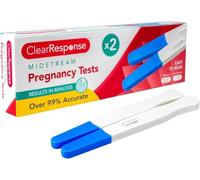 FERRIS Midstream Pregnancy Tests - 2 Pack | Early Detection HCG Home Test Sticks | Fast, Clear Results in Minutes | Over 99% Laboratory Accuracy | Easy One-Step Urine Testing for Early Checking