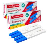 FERRIS Midstream Pregnancy Tests - 4 Pack | Early Detection HCG Home Test Sticks | Fast, Clear Results in Minutes | Over 99% Laboratory Accuracy | Easy One-Step Urine Testing for Early Checking