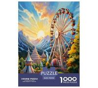 Ferris Rad Puzzles 1000-teilige Schwer Puzzle Spielzeug Lernspiel Impossible Herausforderungsspielzeug Für Erwachsene Kinder 70x50cm/1000pcs