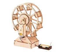 Ferris Wheel 3D Wooden Puzzle,Self Assembly Jigsaws Model Build,DIY Craft Brain Teaser Toys,Home Desk Ornament,Creative Decorative Gift