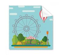 Ferris Wheel Balloon Amusement Park Glasses Cloth Cleaning Cloth Phone Screen Cleaner 5pcs Gift