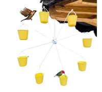 Ferris Wheel Bird Feeder - Interactive Perch Equipped Bird Wheel, Heavy Duty Backyard Feeding Solution that Encourages Activities and Bird Watching Fun | Perfect Supply