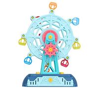 Ferris Wheel Building Toy for Kids Over 3 Years Old, Improves Logical Thinking and Hand-Eye Coordination, Perfect Christmas/Birthday Gift for Preschool Kids, Plastic Color