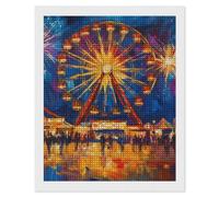 Ferris Wheel Carnival Fireworks Diamond Art Kits Accessories Full Square Drill 5D Painting Craft Home Wall Decor