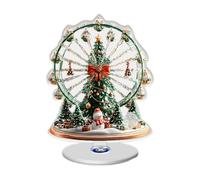 Ferris Wheel Figurine, Wheel Decoration, Acrylic Desktop Decoration, Suitable for Home Décor in Living Room or Office. Idea Gift Choice: Halloween, Christmas, Birthday, Anńiversary, Valentine's Day