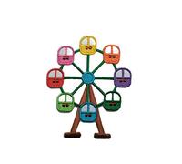 FERRIS WHEEL FUN FAIR AMUSEMENT RIDE EMBROIDERED IRON ON/SEW ON PATCH 9.8 cm x 8 cm (H x W)