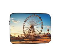 Ferris Wheel Laptop Case 17 inch, Shockproof Protective Laptop Sleeve Travel Computer Bag Water Resistant Computer Carrying Cover Notebook Case Briefcase Gifts for Men Women