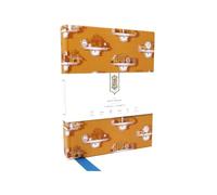 Ferris Wheel Press | Autumn in Auburn | Watercolour Sketchbook 190mm x 250mm, 240 Lay-Flat Blank Pages, 160gsm Brilliant White Acid-Free Paper, Accordion Pocket, Grosgrain Ribbon Place Marker/Orange