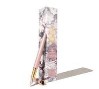 Ferris Wheel Press , Bijou Fountain Pen, Huffin Puff Pink, Double Gold Plated, Sapphire Lacquer Finish, Two-Tone Steel Nib, Medium Nib