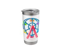 Ferris Wheel Ride Carnival Amusement Park Stainless Steel Insulated Tumbler