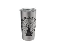 Ferris Wheel Ride Carnival Amusement Park Stainless Steel Insulated Tumbler