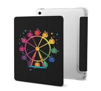 Ferris Wheel Ride Carnival Tablet Case with Pencil Holder Protective Cover Design Compatible for IPAD 2020 AIR 4 （10.9in）