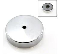 Ferrite Pot Magnet for Arts, Crafts, Model Making, DIY, Hobbies, Office, and Home - 100mm dia x 22mm thick x 11mm hole - 68kg Pull - Pack of 10