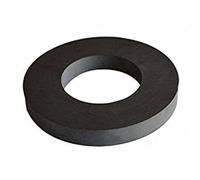Ferrite Ring Magnet, 100mm Dia, Big Round Circle Ceramic Magnets with Hole, Strong Large Donut Circular Magnetic Ring Heavy Duty for DIY, Crafts Speaker Creative Hobbies Science