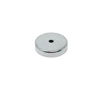 Ferrite Y30BH Pot Magnet for Arts, Crafts, Model Making, DIY and Hobbies - 40mm dia x 8mm thick x 5mm c/sink - 15kg Pull