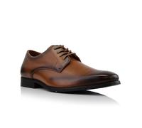 Ferro Aldo Alvin MFA19696 Men's Plain Square-Toe Derby Dress Shoes, Cognac, 9 UK