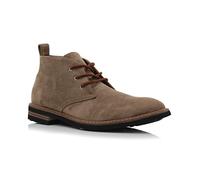 Ferro Aldo Men's Pablo Classic Chukka Boots | Lace-Up Ankle Boot in Leather, Suede & Wool | MFA506066 | in Cognac Brown Suede, Size 11