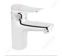 FERRO VASTO BATHROOM BASIN SINK MIXER TAP WASTE INCL. SINGLE LEVER CHROME