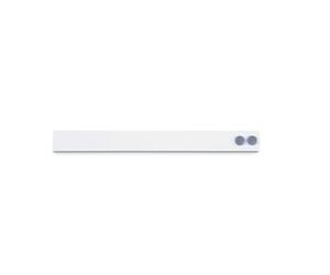 Ferro Strip MAULstandard with 2 Magnets, Magnetic, self-Adhesive, Scratch-Resistant, 50 x 5 cm, White