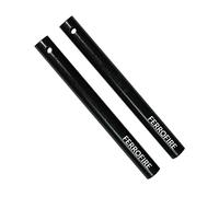 FERROFIRE Heavy-Duty Plus 1/2 Inch Thick x 5 Inch Long Ferro Rods 2-Pack | XL Drilled Survival Fire Starter with Lanyard Hole | Professional Flint and Steel for Camping, Bushcraft & Emergency Kits