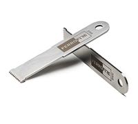 FERROFIRE Striker SA02-2 Pack Super Sharp Serrated Carbon Steel Striker | Professional Ferro Rod Scraper for Fire Starting | Compatible with Most Ferrocerium Rods for Camping & Survival