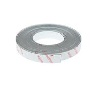 Magnet Expert® 12.7mm wide x 1.3mm thick Gloss White Ferrous Strip with Self Adhesive ( 5m Length )