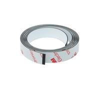 Ferroflex 12.5mm Wide Self Adhesive & Gloss White Ferrous Strip - 1M Length