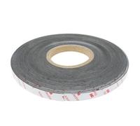 FerroFlex® 12.5mm Wide 3M Self Adhesive & Gloss White Ferrous Strip for Walls, Office, Home and Creating Instant Surfaces Magnets Will Attract To - 30 Metre Length