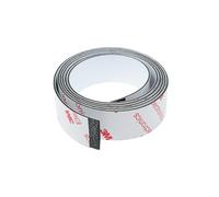 FerroFlex® 20mm Wide 3M Self Adhesive & Gloss White Ferrous Strip for Walls, Office, Home and Creating Instant Surfaces Magnets Will Attract to - 1 Metre Length