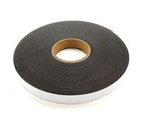 FerroFlex® 25mm Wide 3M Self Adhesive & Gloss White Ferrous Strip for Walls, Office, Home and Creating Instant Surfaces Magnets Will Attract To - 30 Metre Length